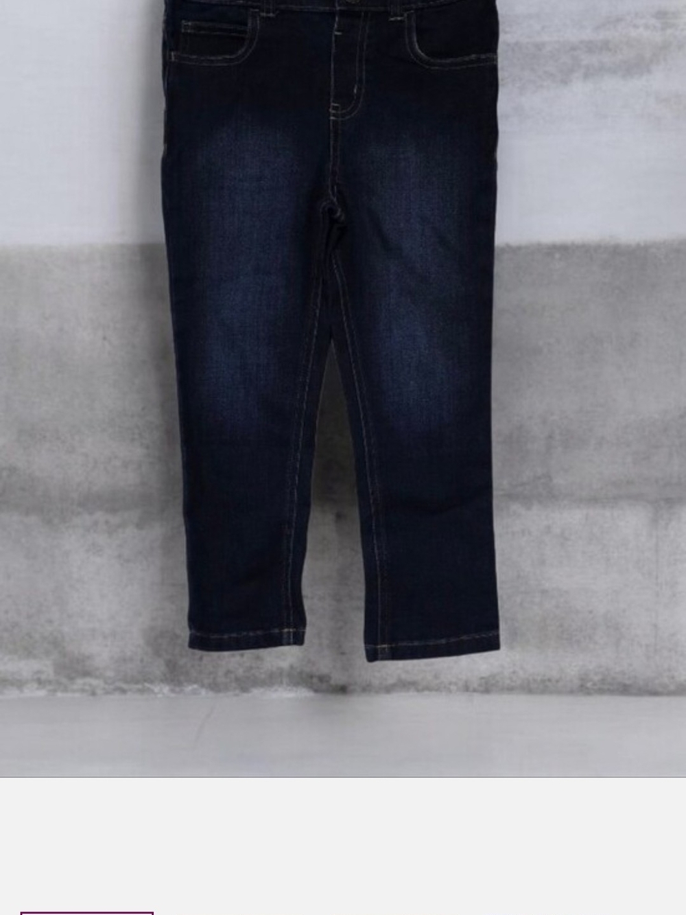 Garanimals Dark Wash Cropped Jeans - Deep Blue